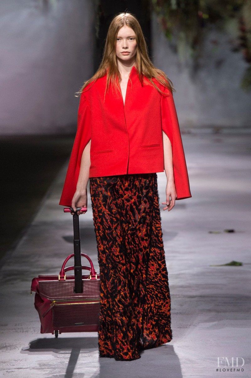 Julia Hafstrom featured in  the Vionnet fashion show for Autumn/Winter 2015
