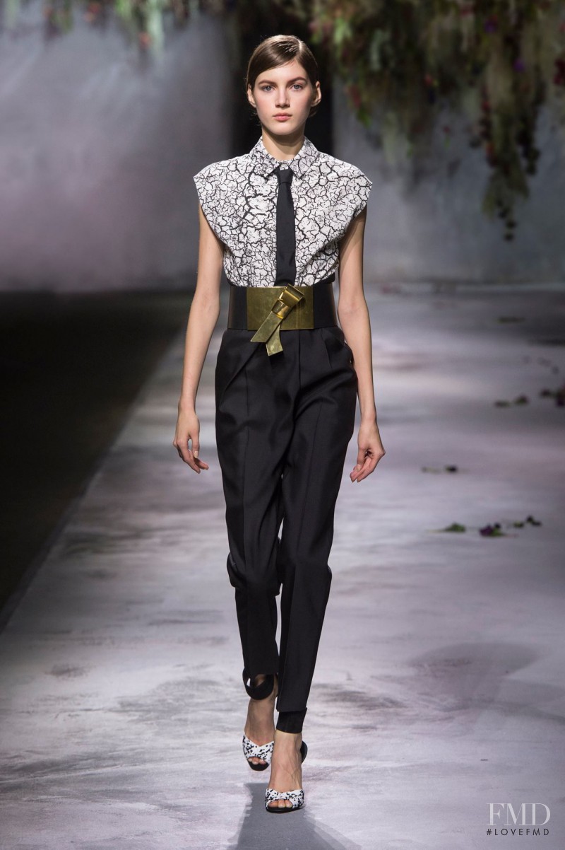 Valery Kaufman featured in  the Vionnet fashion show for Autumn/Winter 2015