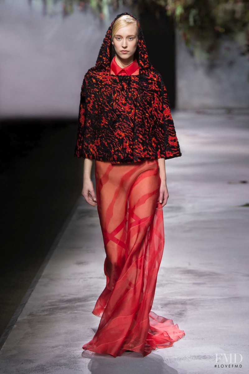 Eva Berzina featured in  the Vionnet fashion show for Autumn/Winter 2015
