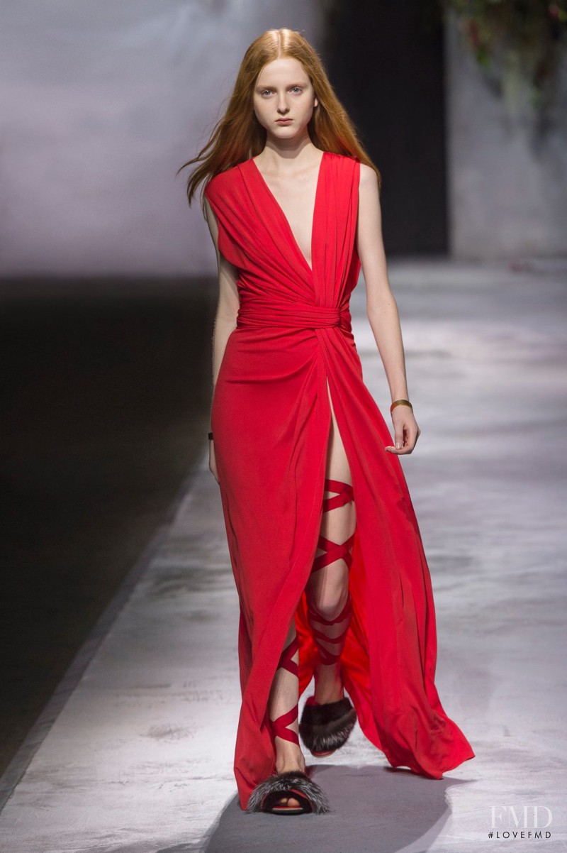Madison Stubbington featured in  the Vionnet fashion show for Autumn/Winter 2015
