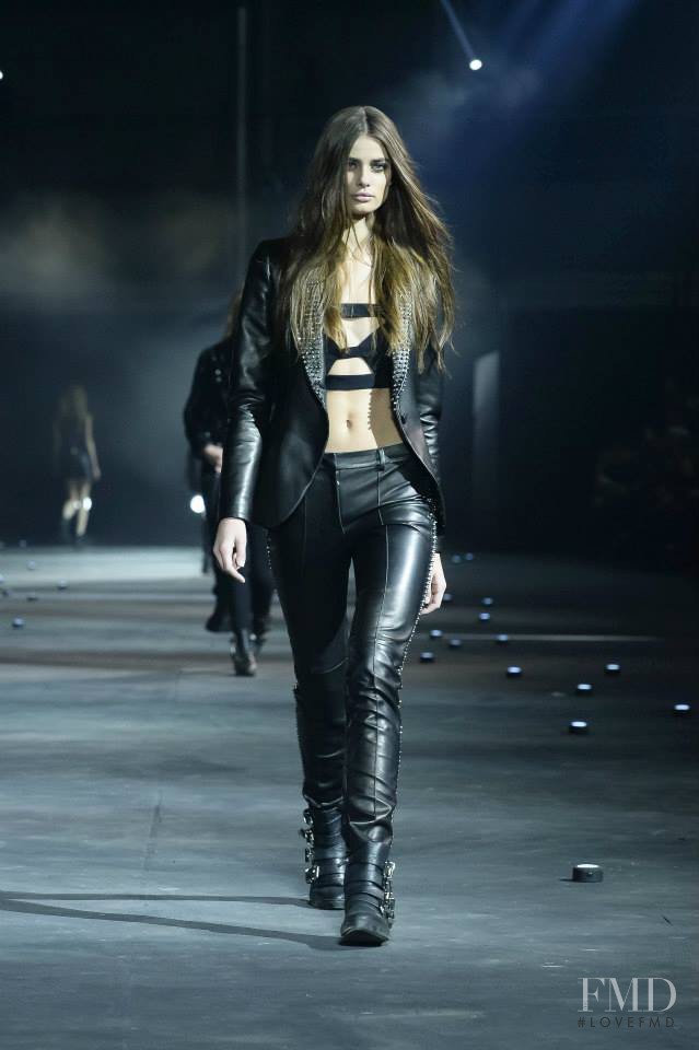 Taylor Hill featured in  the Philipp Plein fashion show for Autumn/Winter 2015