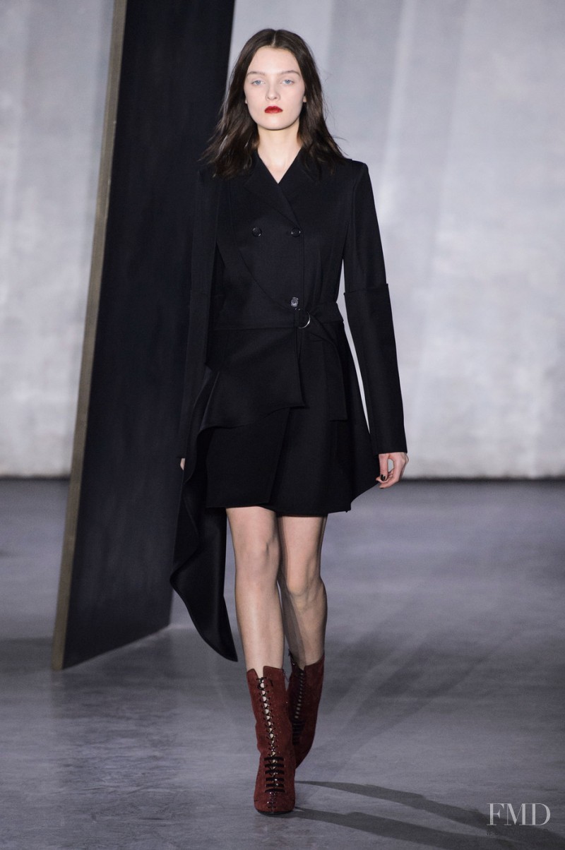 Julia Belyakova featured in  the 3.1 Phillip Lim fashion show for Autumn/Winter 2015
