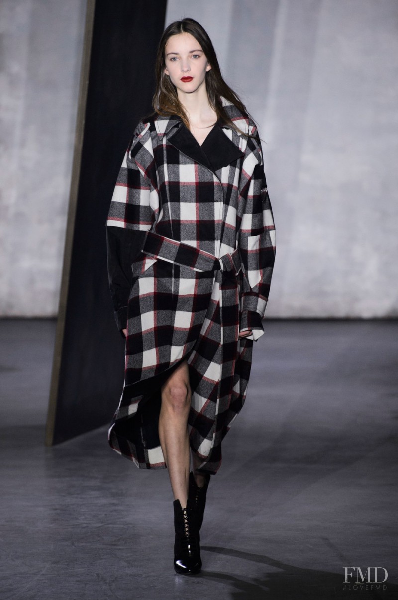 Clémentine Deraedt featured in  the 3.1 Phillip Lim fashion show for Autumn/Winter 2015