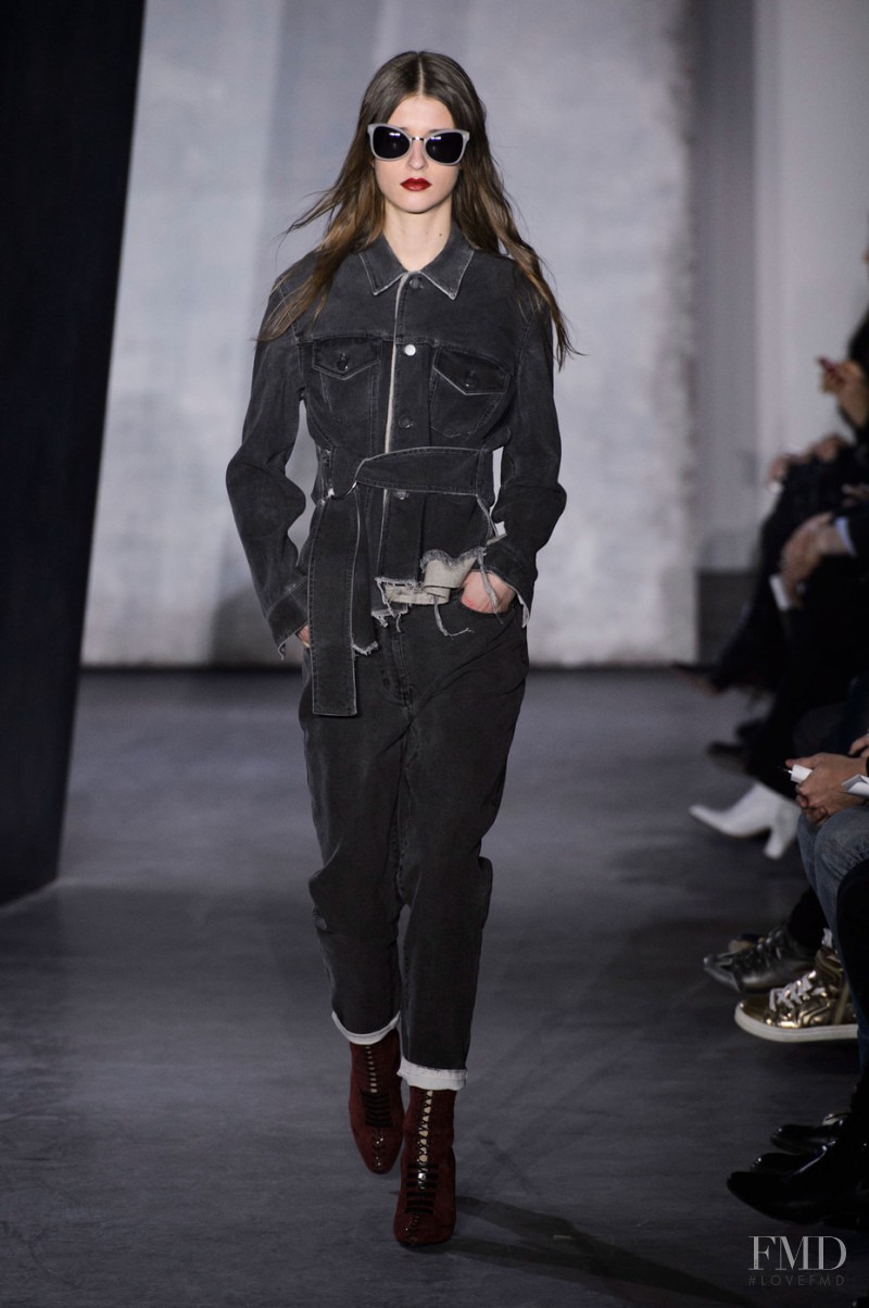 Regitze Harregaard Christensen featured in  the 3.1 Phillip Lim fashion show for Autumn/Winter 2015