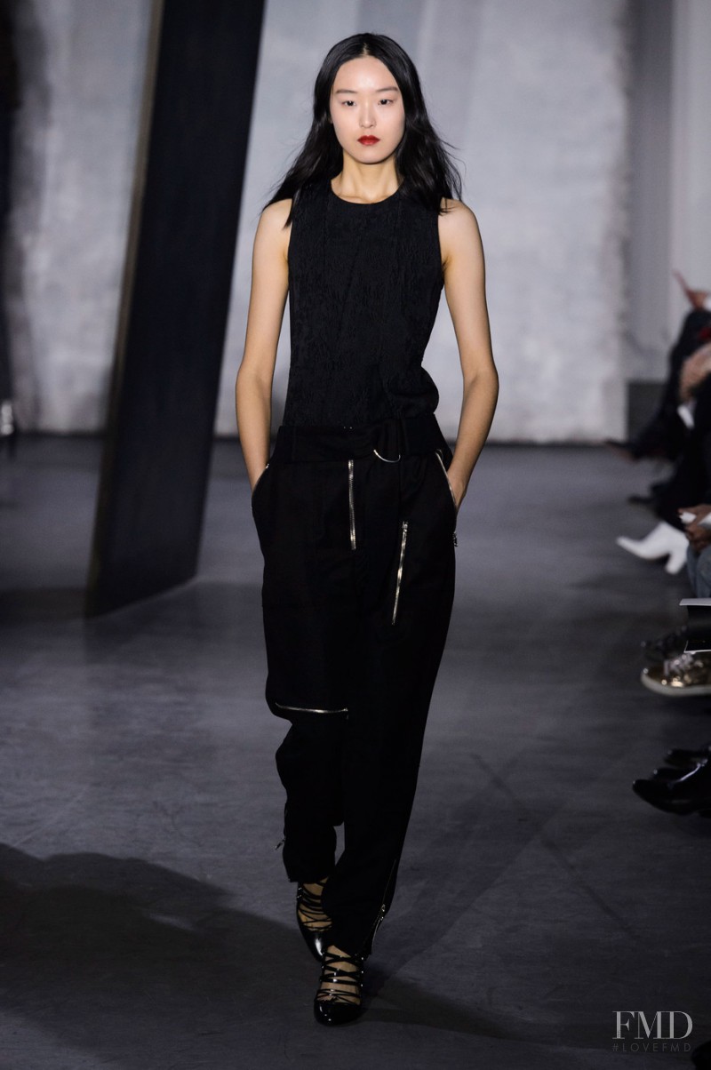 Yue Han featured in  the 3.1 Phillip Lim fashion show for Autumn/Winter 2015