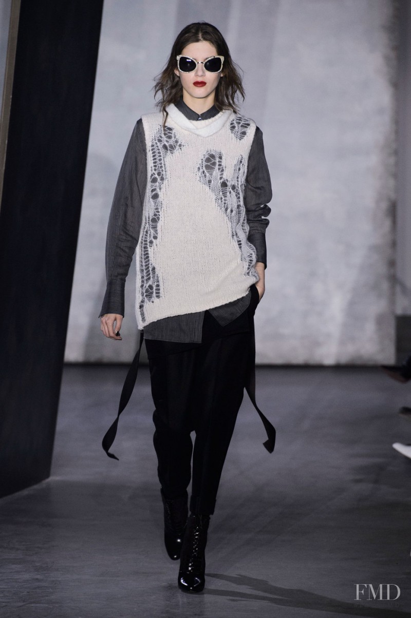 Valery Kaufman featured in  the 3.1 Phillip Lim fashion show for Autumn/Winter 2015