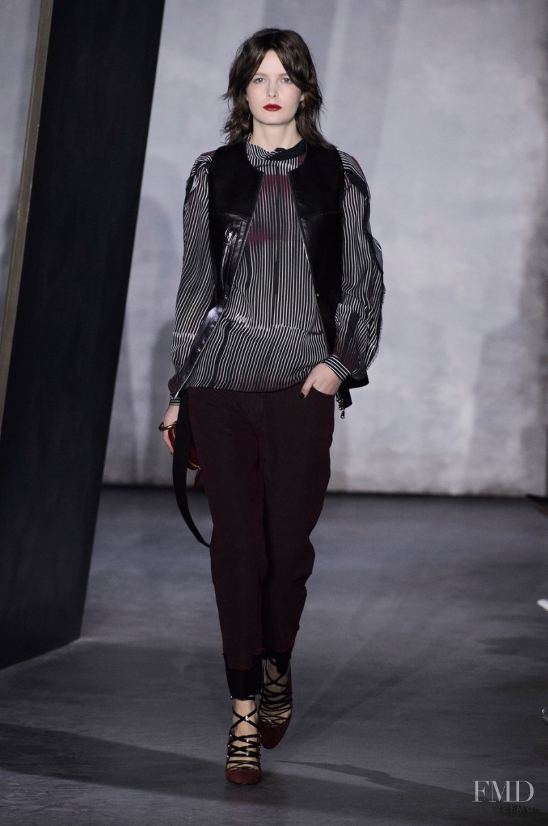 Zlata Mangafic featured in  the 3.1 Phillip Lim fashion show for Autumn/Winter 2015