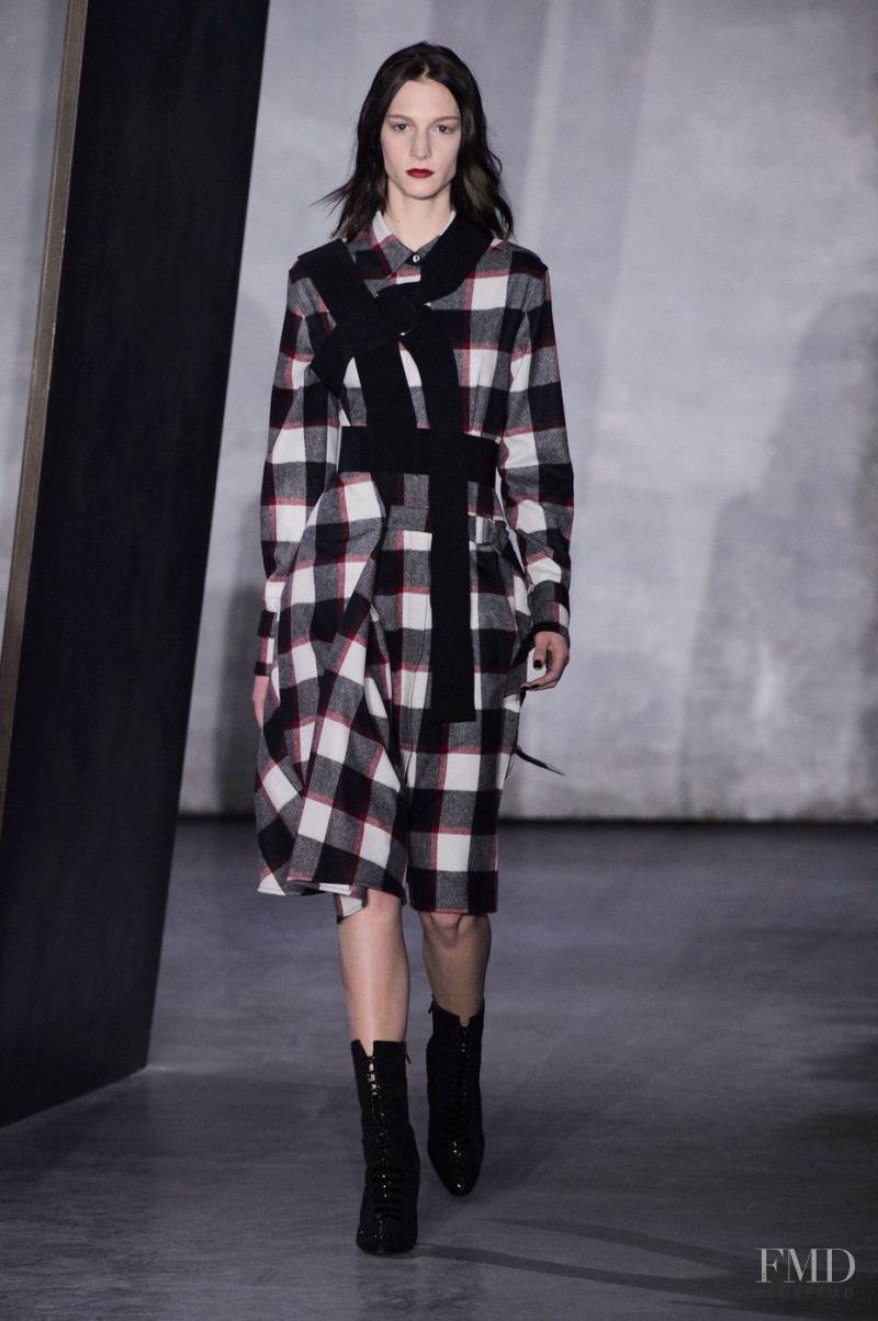 Rosanna Georgiou featured in  the 3.1 Phillip Lim fashion show for Autumn/Winter 2015