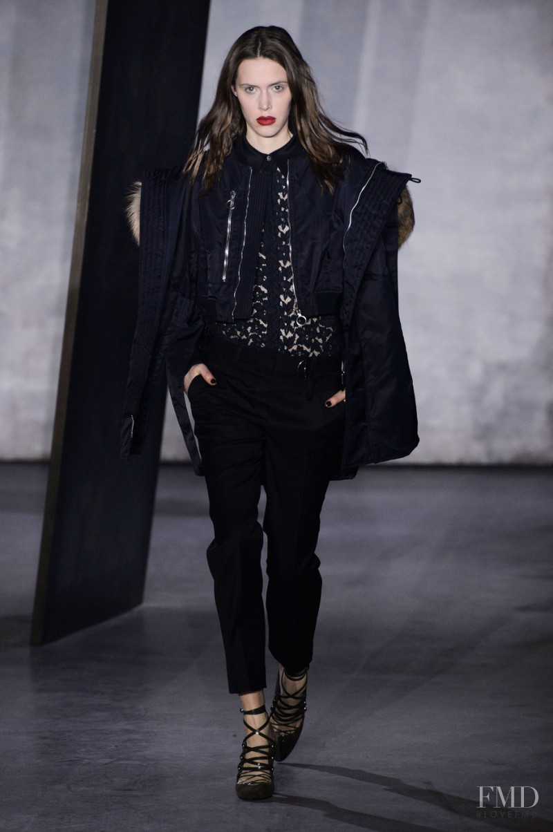 Georgia Hilmer featured in  the 3.1 Phillip Lim fashion show for Autumn/Winter 2015