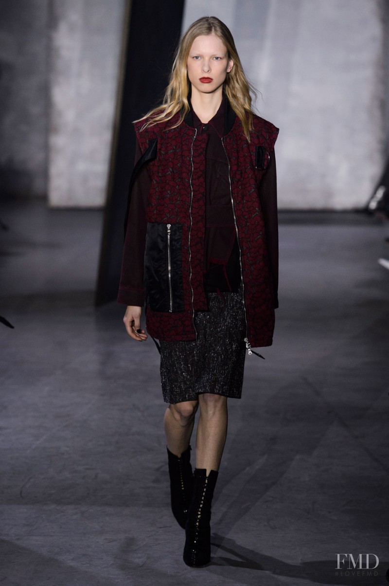 Lina Berg featured in  the 3.1 Phillip Lim fashion show for Autumn/Winter 2015