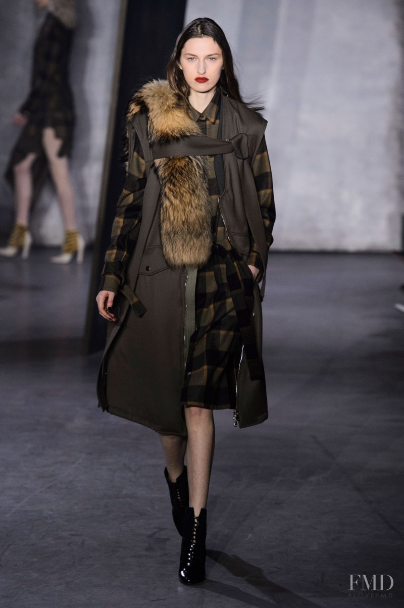 Zoe Huxford featured in  the 3.1 Phillip Lim fashion show for Autumn/Winter 2015
