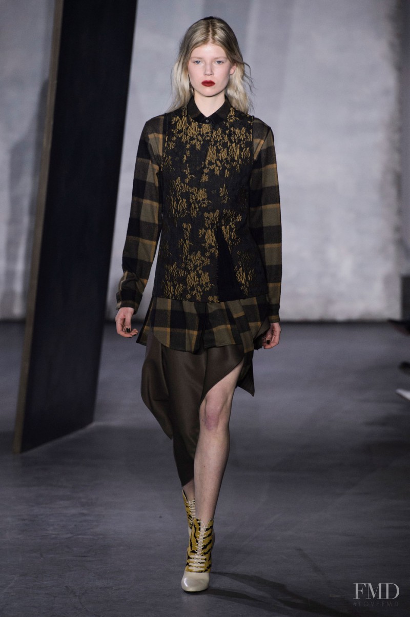 Ola Rudnicka featured in  the 3.1 Phillip Lim fashion show for Autumn/Winter 2015