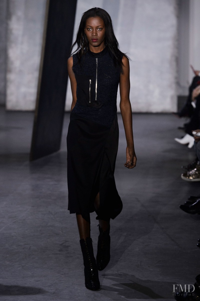 Kai Newman featured in  the 3.1 Phillip Lim fashion show for Autumn/Winter 2015