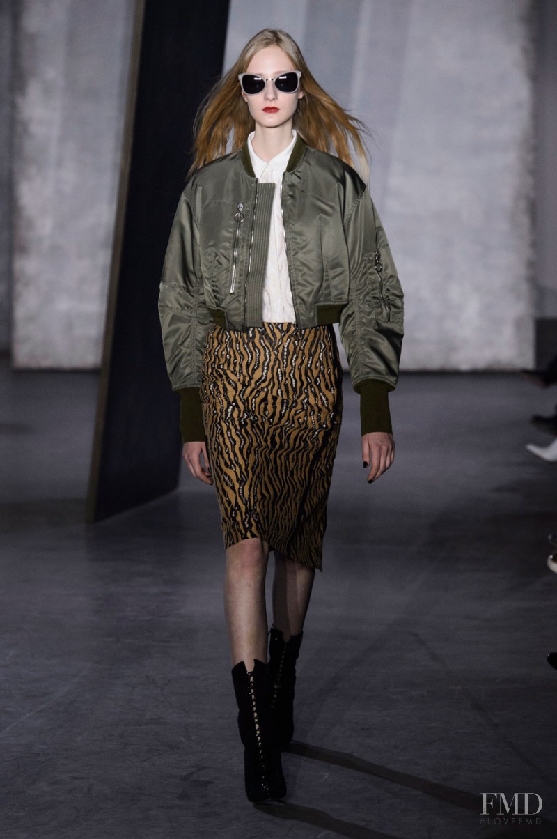 Charlotte Lindvig featured in  the 3.1 Phillip Lim fashion show for Autumn/Winter 2015