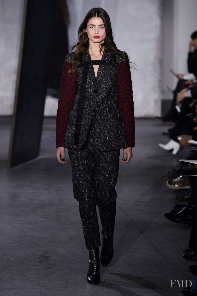 Taylor Hill featured in  the 3.1 Phillip Lim fashion show for Autumn/Winter 2015