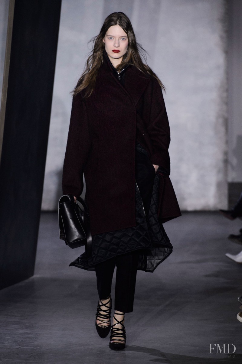 Anika Cholewa featured in  the 3.1 Phillip Lim fashion show for Autumn/Winter 2015