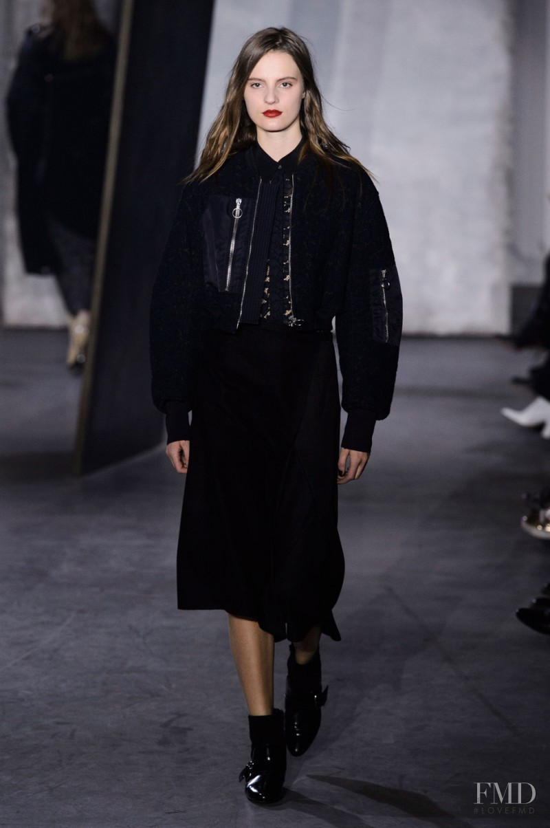 Tilda Lindstam featured in  the 3.1 Phillip Lim fashion show for Autumn/Winter 2015