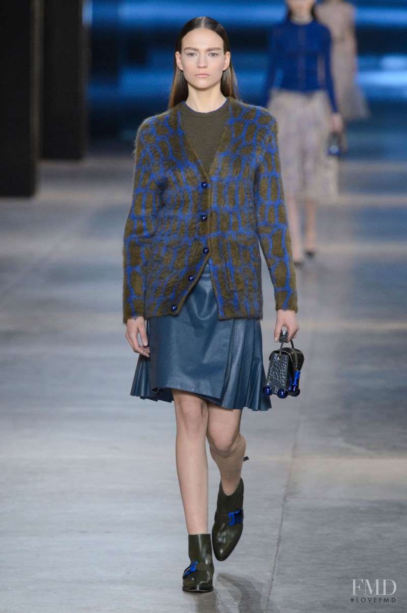 Sophia Ahrens featured in  the Christopher Kane fashion show for Autumn/Winter 2015