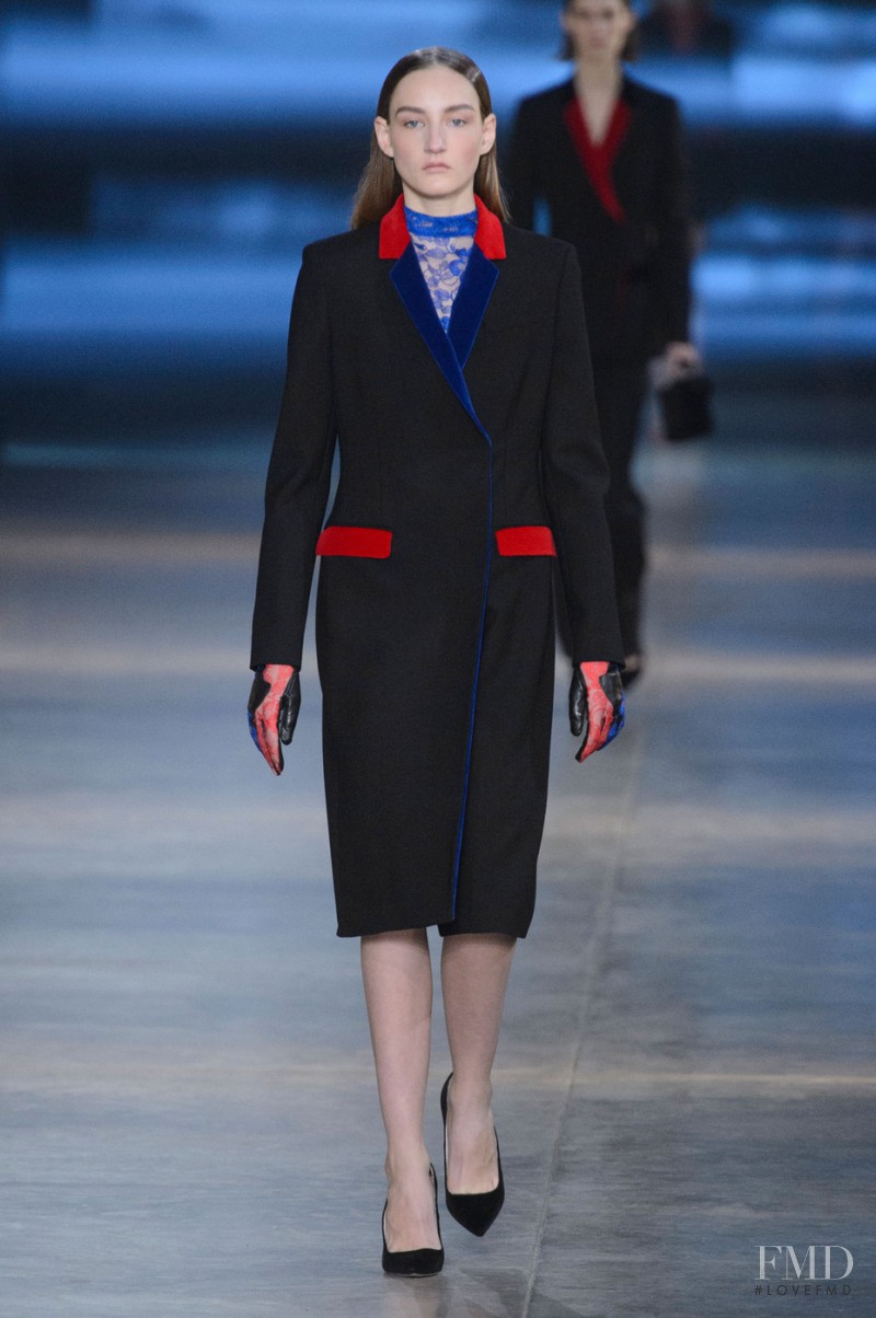 Agnes Nieske featured in  the Christopher Kane fashion show for Autumn/Winter 2015