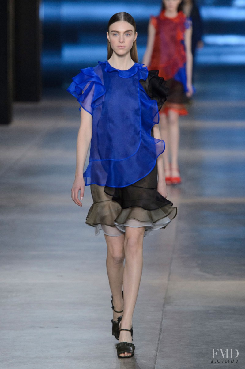 Hedvig Palm featured in  the Christopher Kane fashion show for Autumn/Winter 2015
