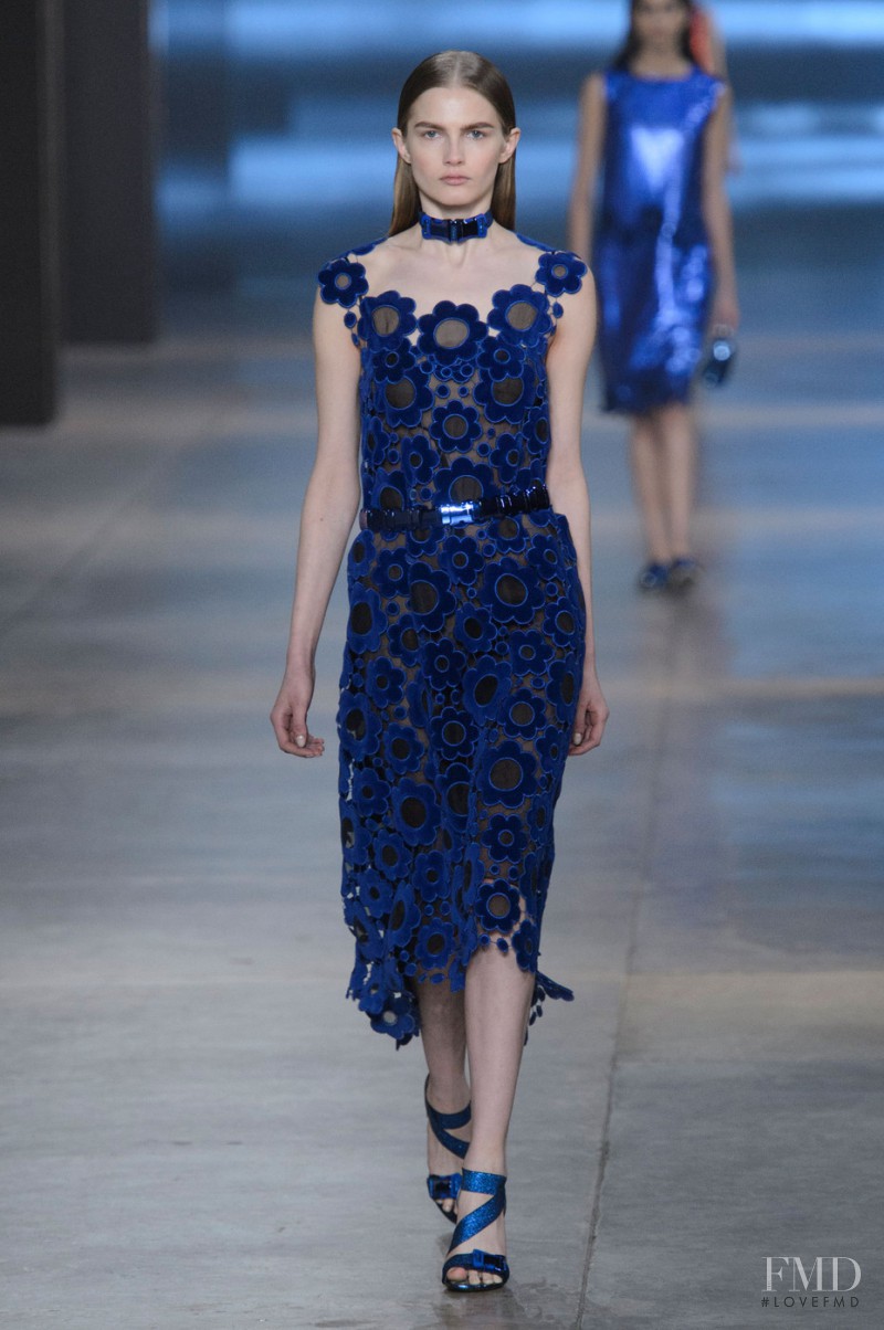 Aneta Pajak featured in  the Christopher Kane fashion show for Autumn/Winter 2015
