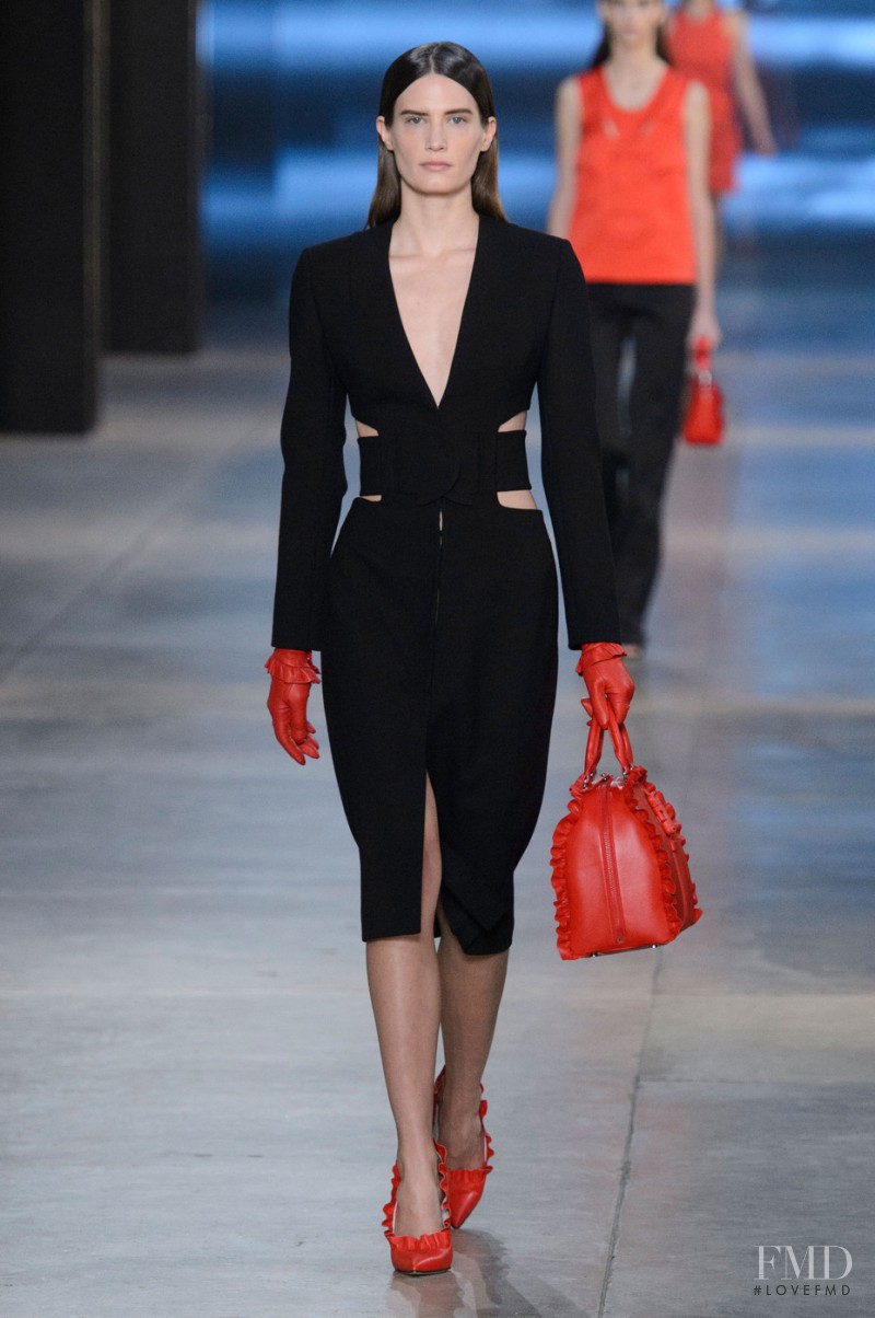 Drake Burnette featured in  the Christopher Kane fashion show for Autumn/Winter 2015