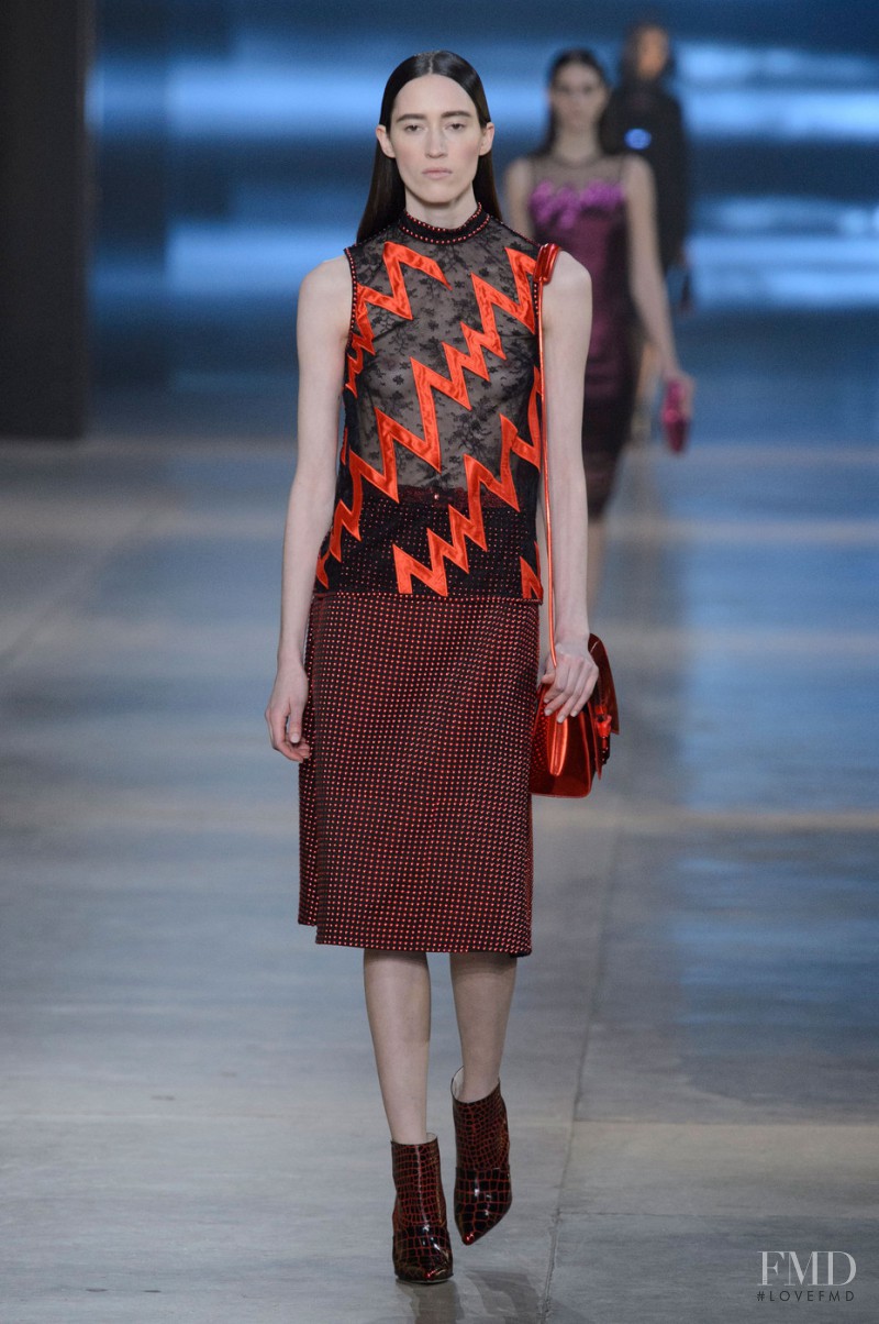 Helena Severin featured in  the Christopher Kane fashion show for Autumn/Winter 2015