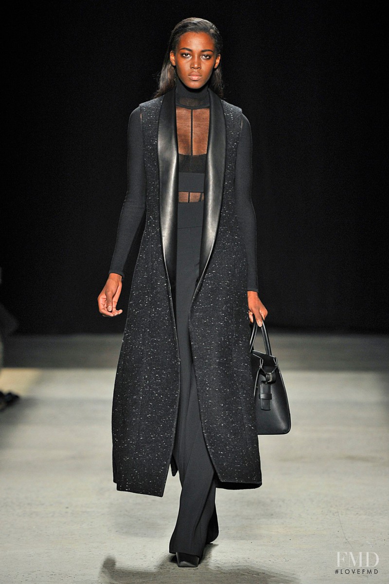 Kai Newman featured in  the Narciso Rodriguez fashion show for Autumn/Winter 2015