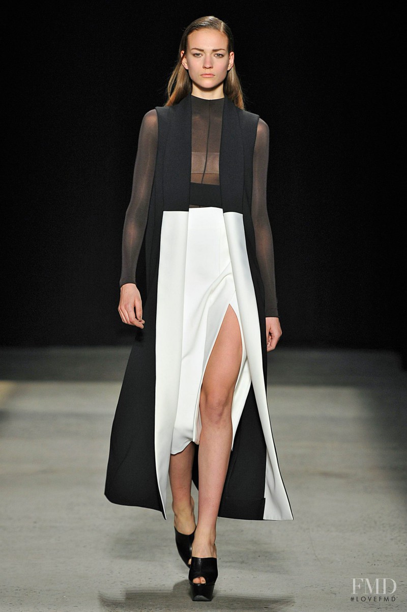 Sophia Ahrens featured in  the Narciso Rodriguez fashion show for Autumn/Winter 2015