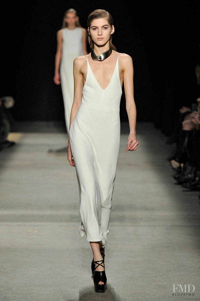 Valery Kaufman featured in  the Narciso Rodriguez fashion show for Autumn/Winter 2015