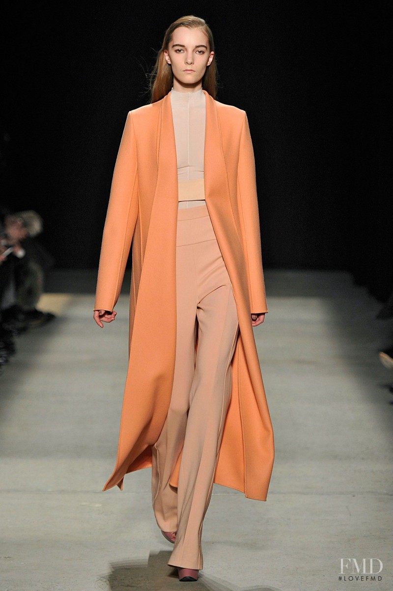 Irina Liss featured in  the Narciso Rodriguez fashion show for Autumn/Winter 2015