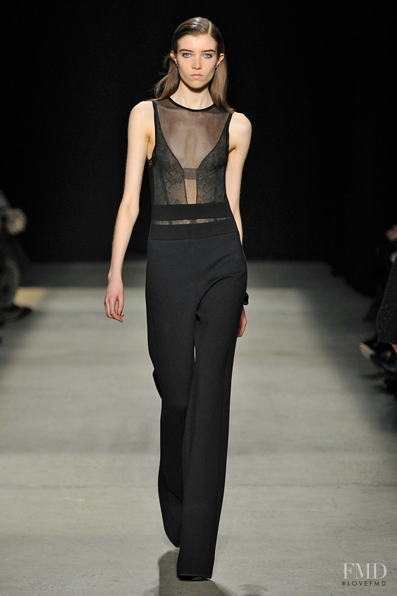 Grace Hartzel featured in  the Narciso Rodriguez fashion show for Autumn/Winter 2015