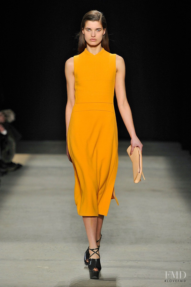 Julia van Os featured in  the Narciso Rodriguez fashion show for Autumn/Winter 2015