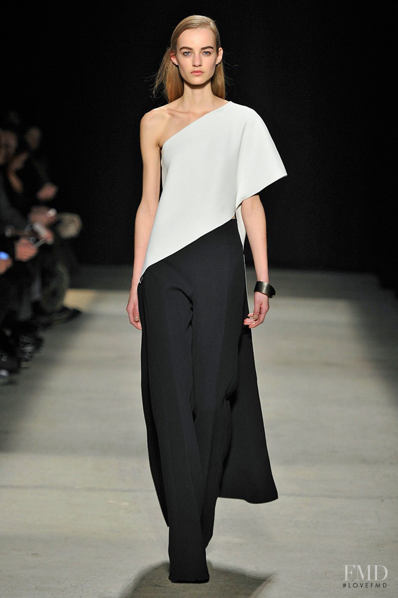 Maartje Verhoef featured in  the Narciso Rodriguez fashion show for Autumn/Winter 2015