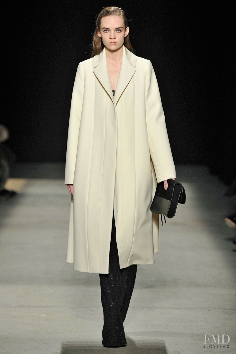 Adrienne Juliger featured in  the Narciso Rodriguez fashion show for Autumn/Winter 2015
