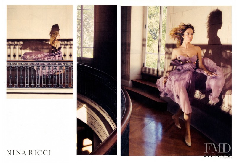 Raquel Zimmermann featured in  the Nina Ricci advertisement for Spring/Summer 2012