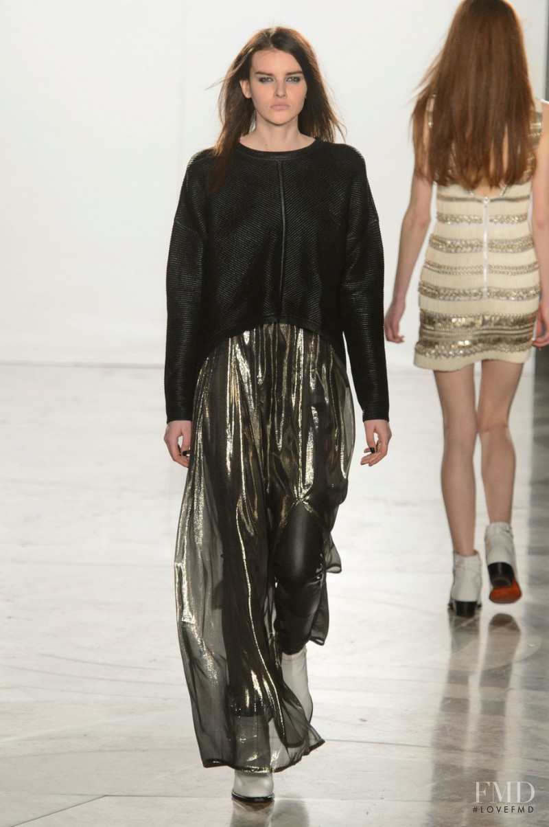 Dorota Kullova featured in  the Sass & Bide fashion show for Autumn/Winter 2015