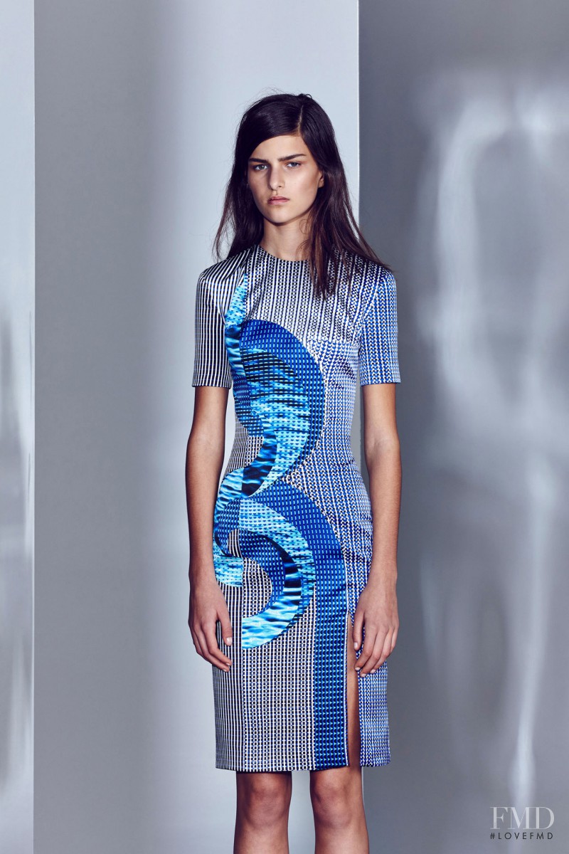 Astrid Holler featured in  the Dion Lee lookbook for Resort 2014