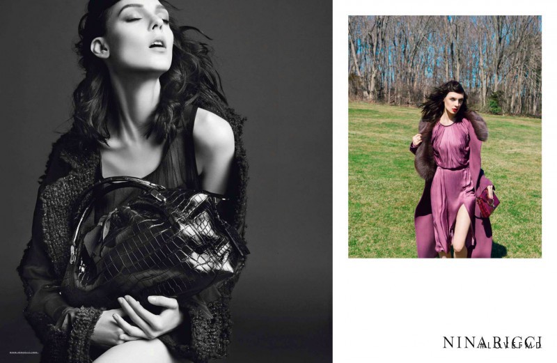 Kati Nescher featured in  the Nina Ricci advertisement for Autumn/Winter 2012