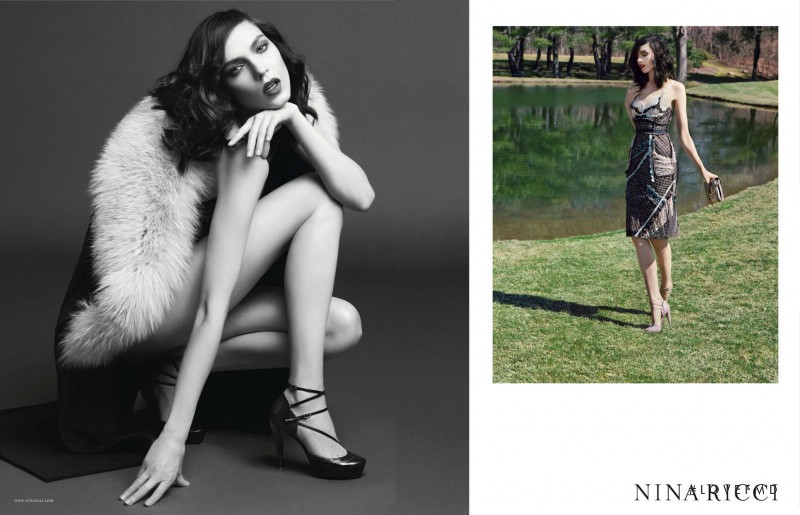 Kati Nescher featured in  the Nina Ricci advertisement for Autumn/Winter 2012