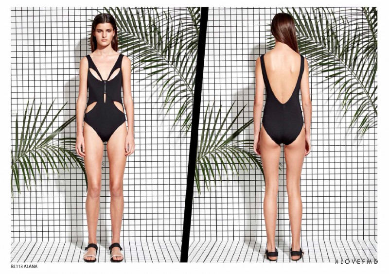 Astrid Holler featured in  the Black by Geng Swim lookbook for Resort 2015