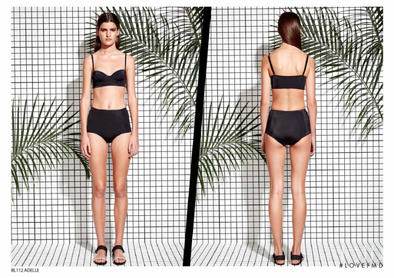 Astrid Holler featured in  the Black by Geng Swim lookbook for Resort 2015