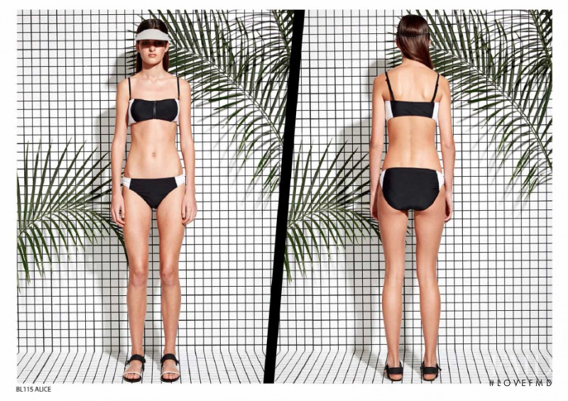 Astrid Holler featured in  the Black by Geng Swim lookbook for Resort 2015