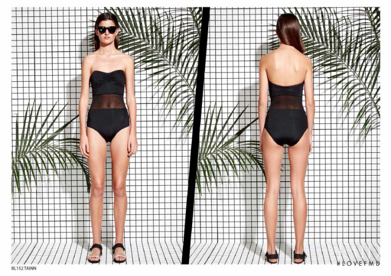 Astrid Holler featured in  the Black by Geng Swim lookbook for Resort 2015