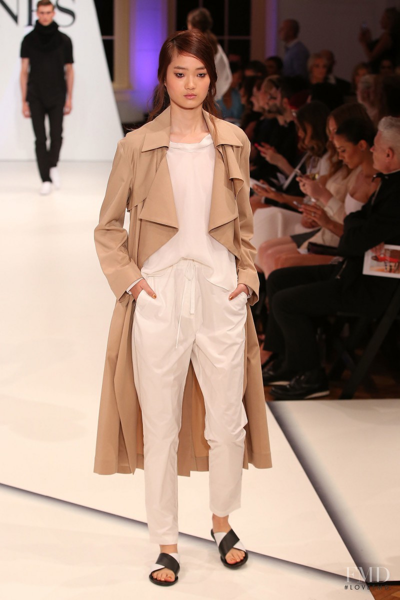 Hyun Ji Shin featured in  the David Jones fashion show for Spring/Summer 2014