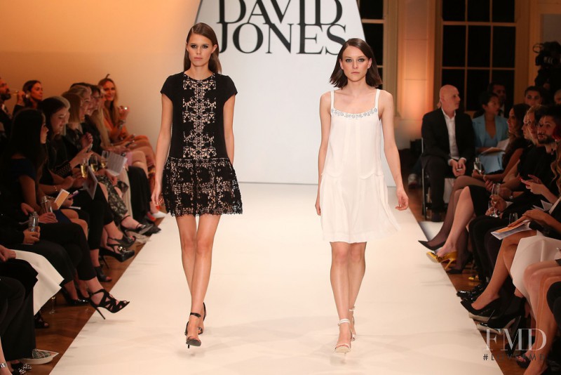 Ollie Henderson featured in  the David Jones fashion show for Spring/Summer 2014