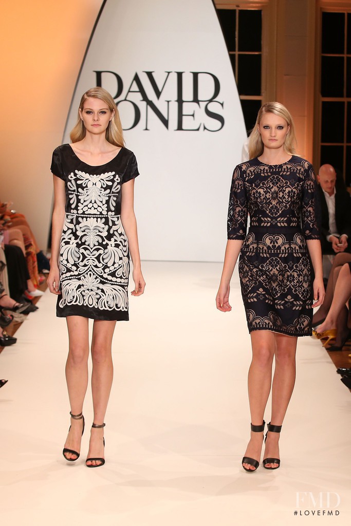 Talisa Quirk featured in  the David Jones fashion show for Spring/Summer 2014