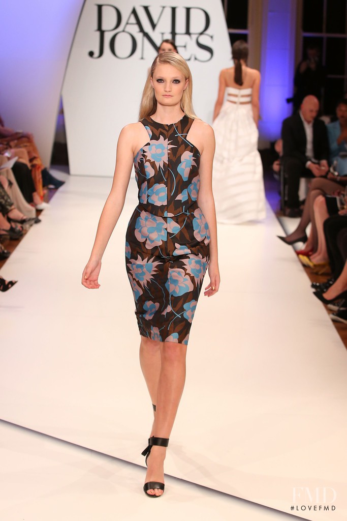 Talisa Quirk featured in  the David Jones fashion show for Spring/Summer 2014