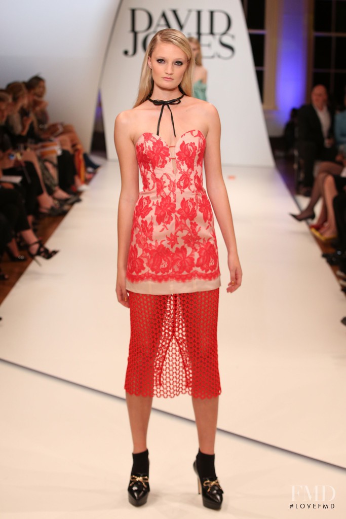 Talisa Quirk featured in  the David Jones fashion show for Spring/Summer 2014