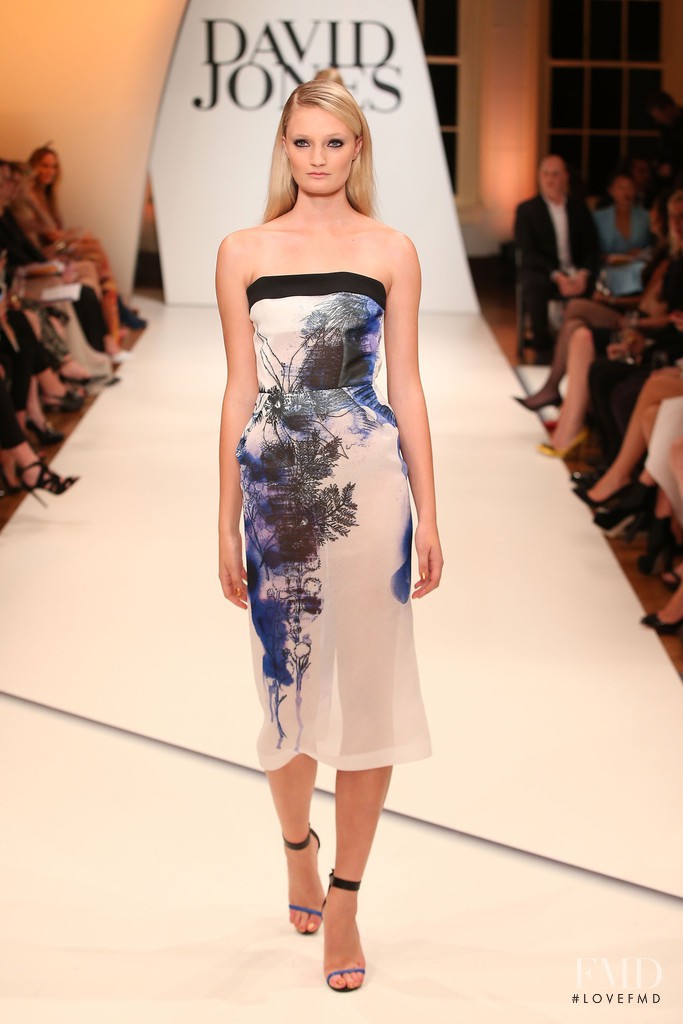 Talisa Quirk featured in  the David Jones fashion show for Spring/Summer 2014